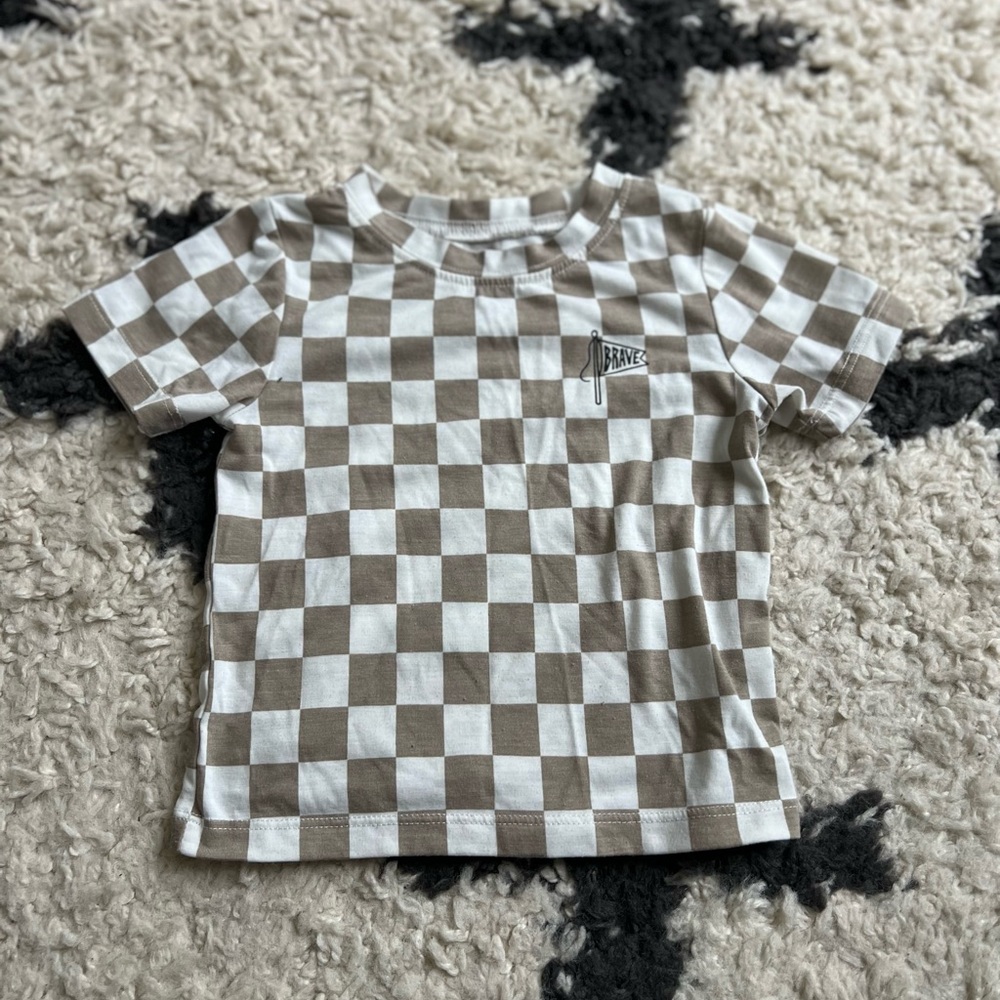 Checkered Brave Little Ones tshirt